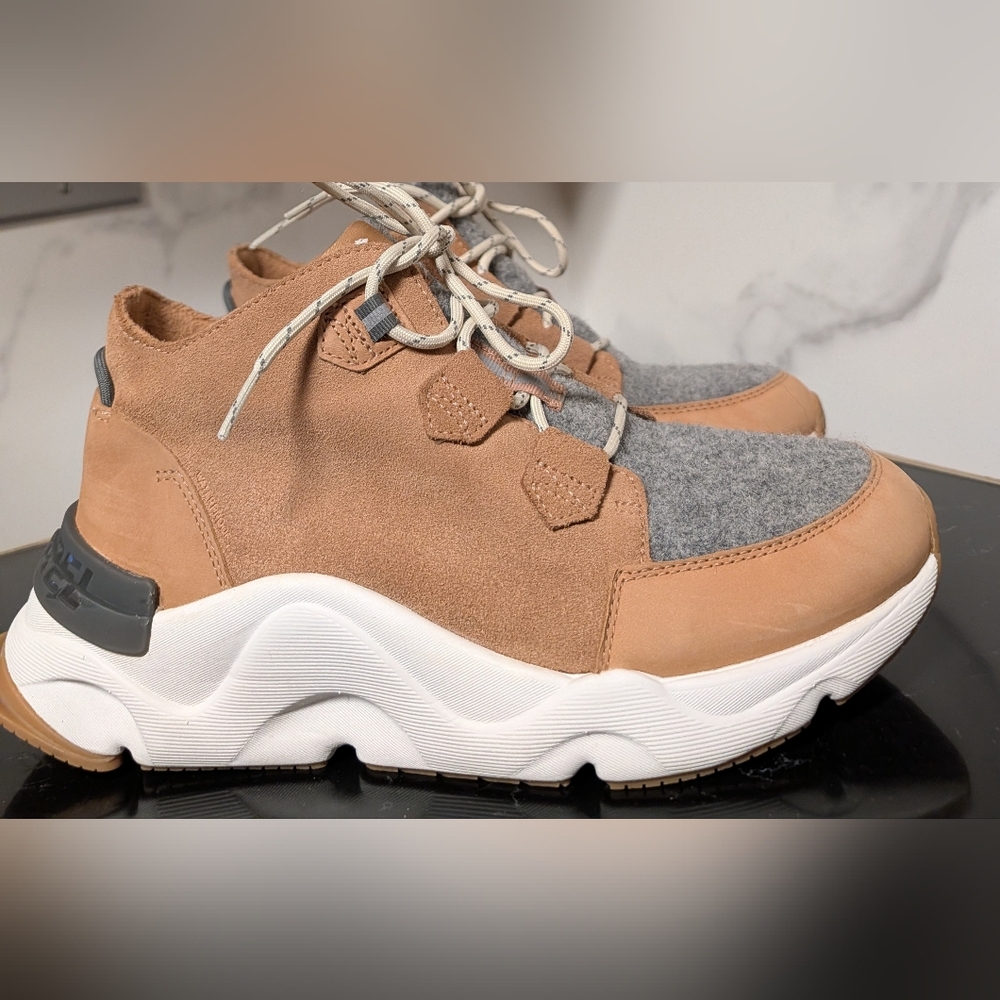 Sorel Kinetic Rngd Caribou Sneakers Wmn's Size 11 MSRP $150 - Picture 6 of 10
